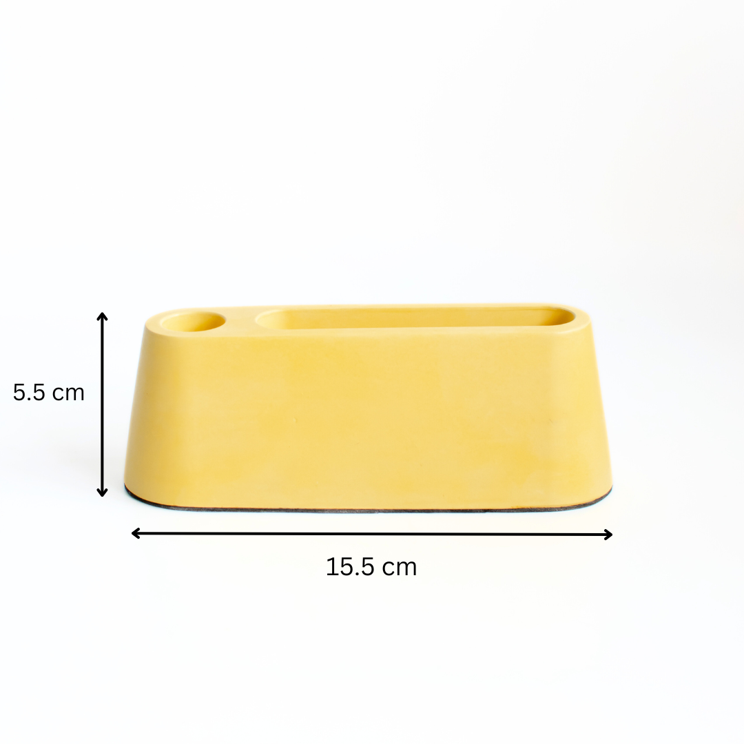 Pen and mobile stand small (Yellow)