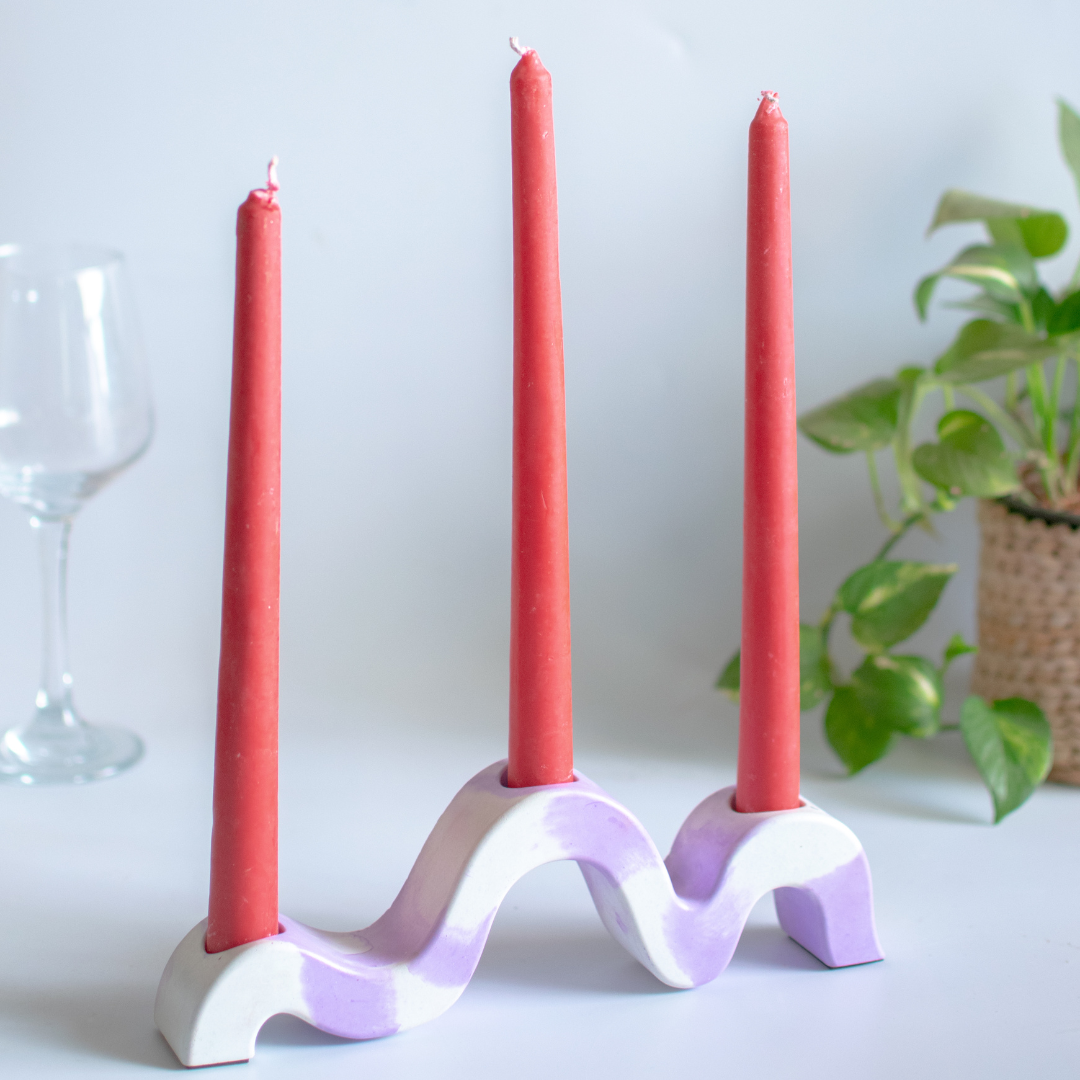 Candle Holder (Purple)