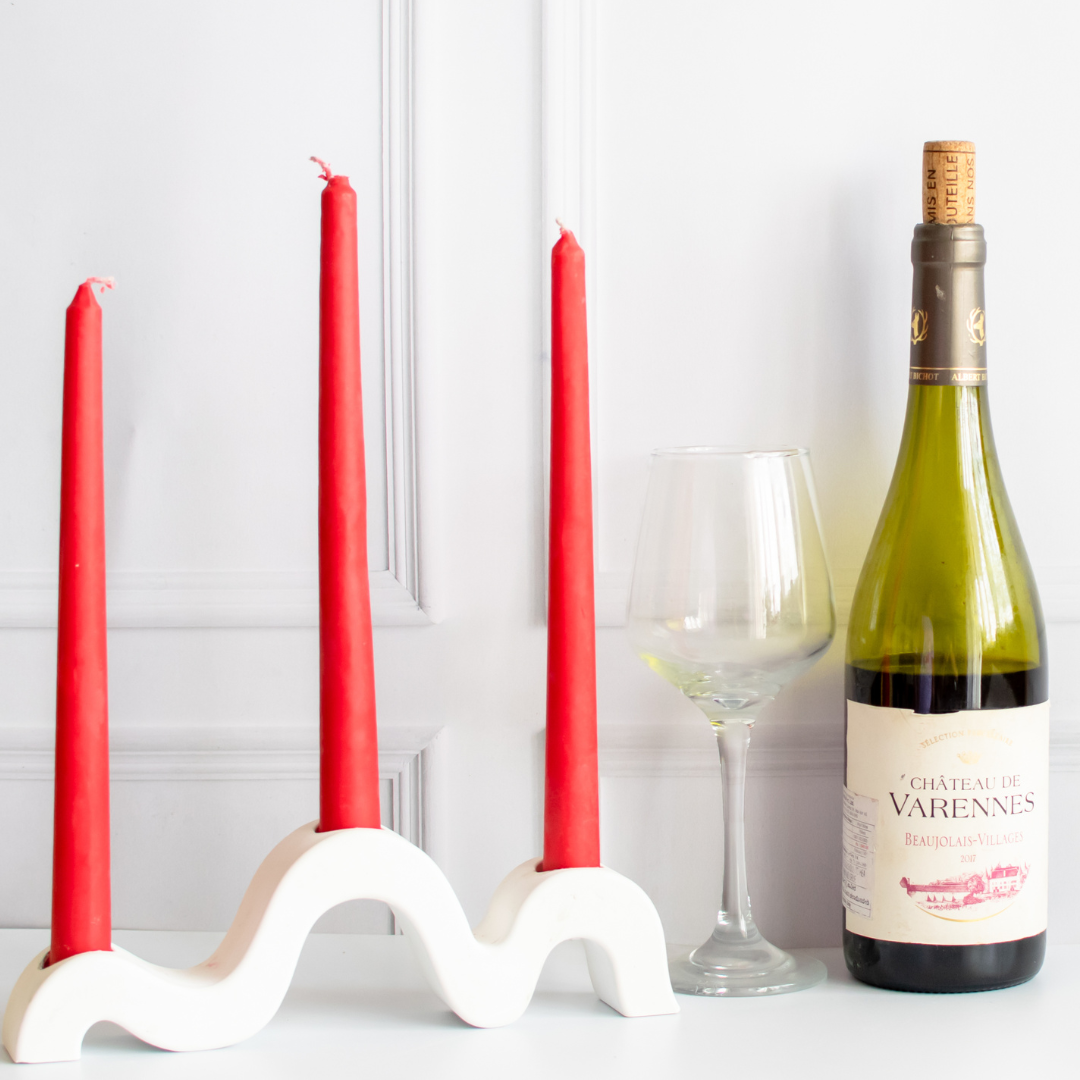 Candle holder (White)