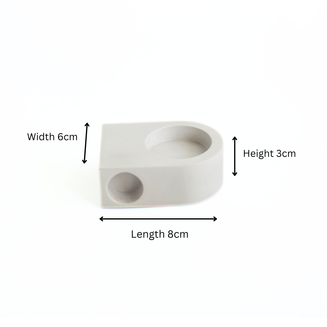 2-in-one Tealight Candle Holder made of concrete