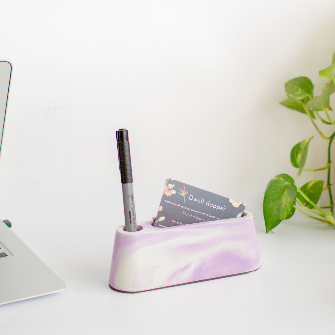 Pen and mobile stand small (Violet)