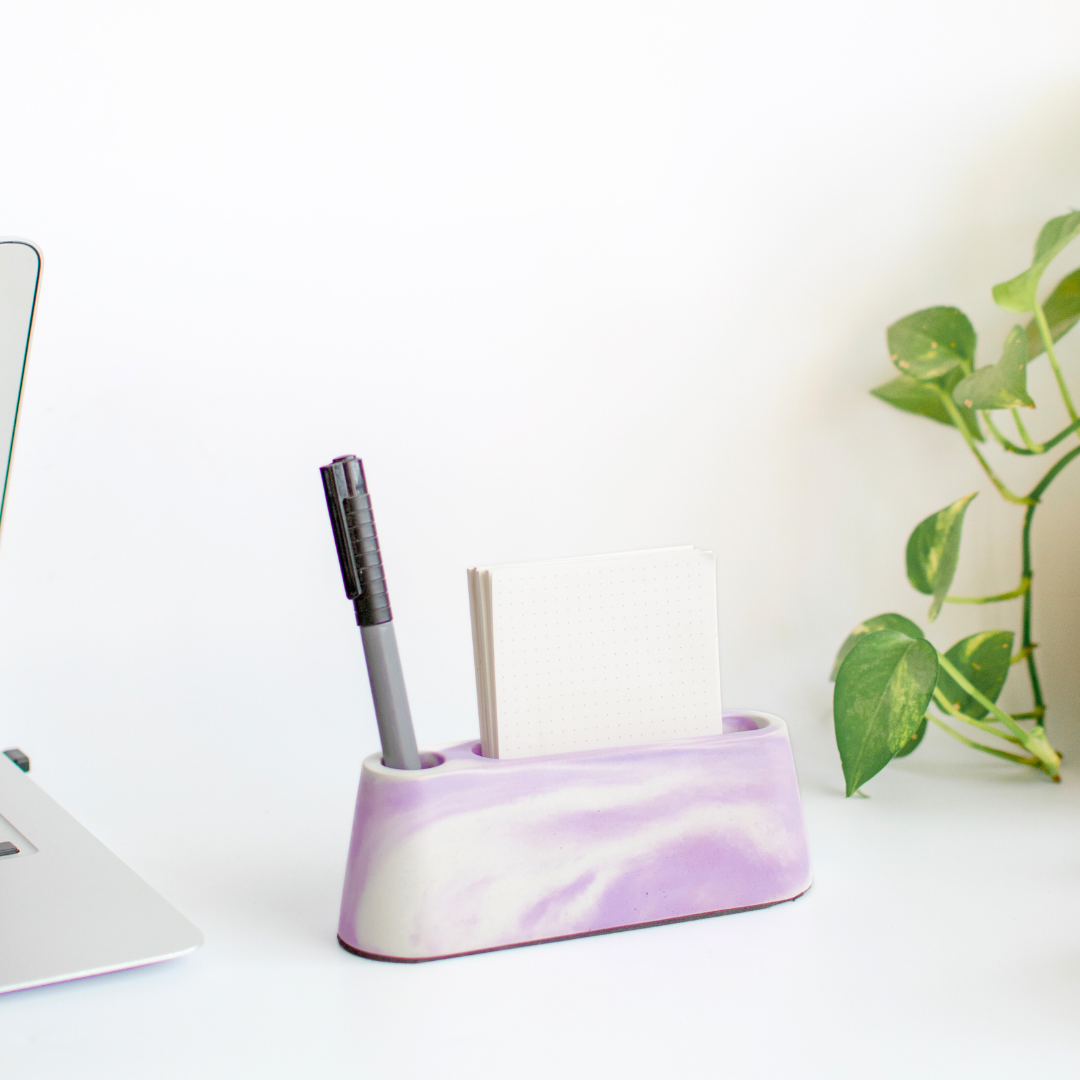 Pen and mobile stand small (Violet)