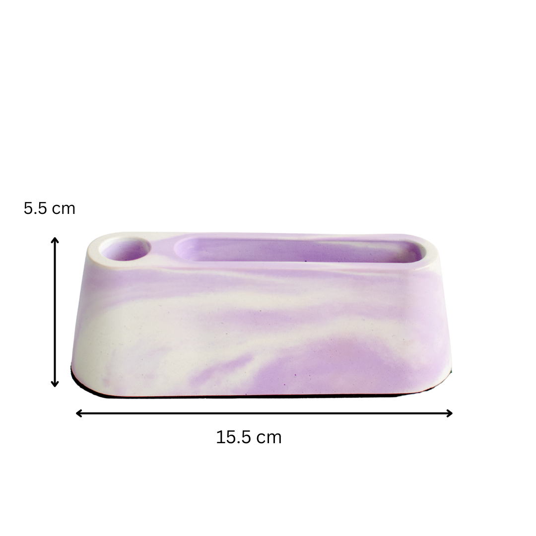 Pen and mobile stand small (Violet)