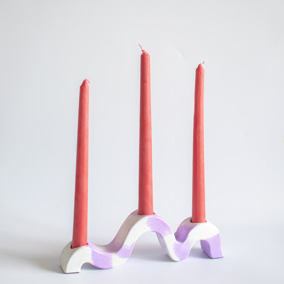 Candle Holder (Purple)