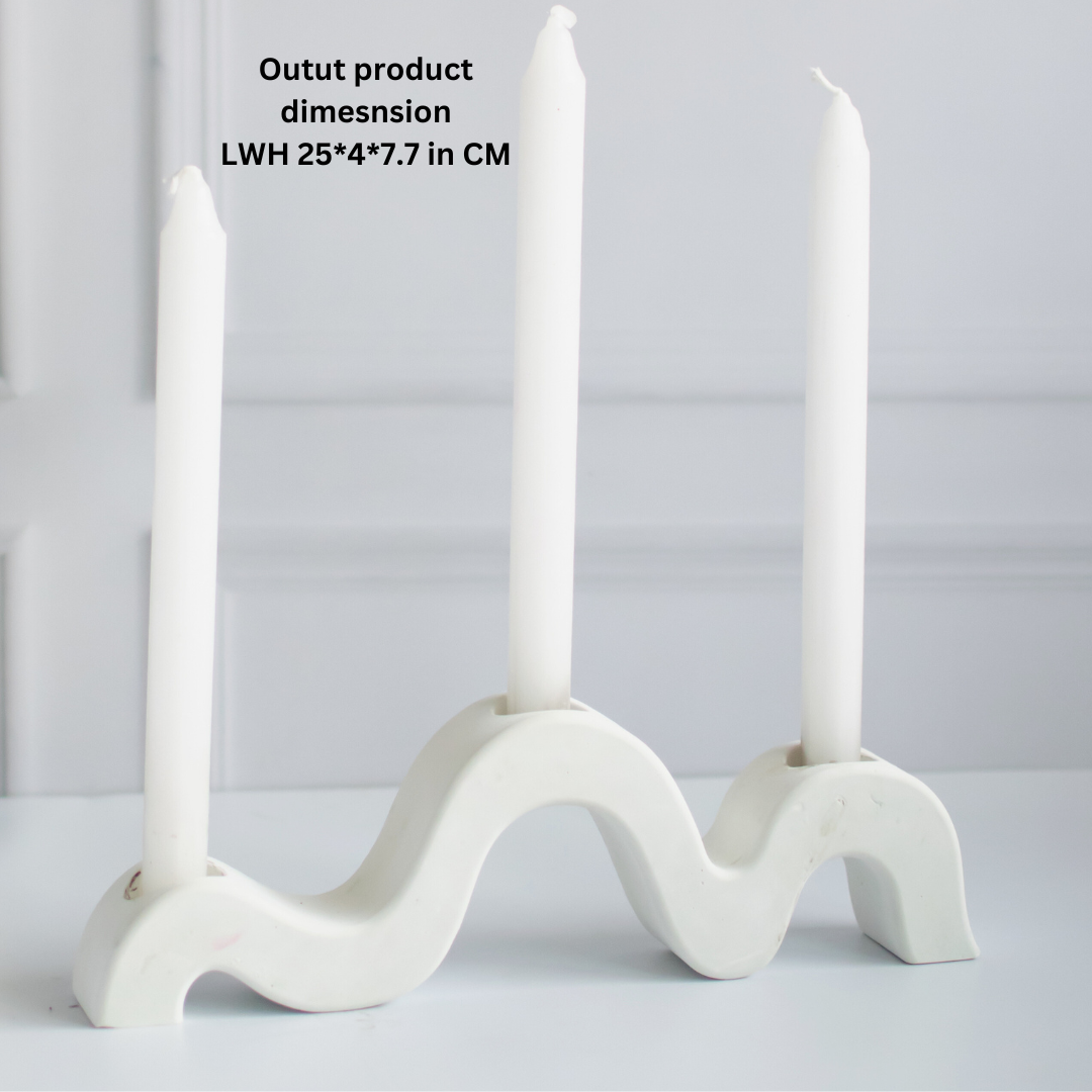 Candle holder (White)