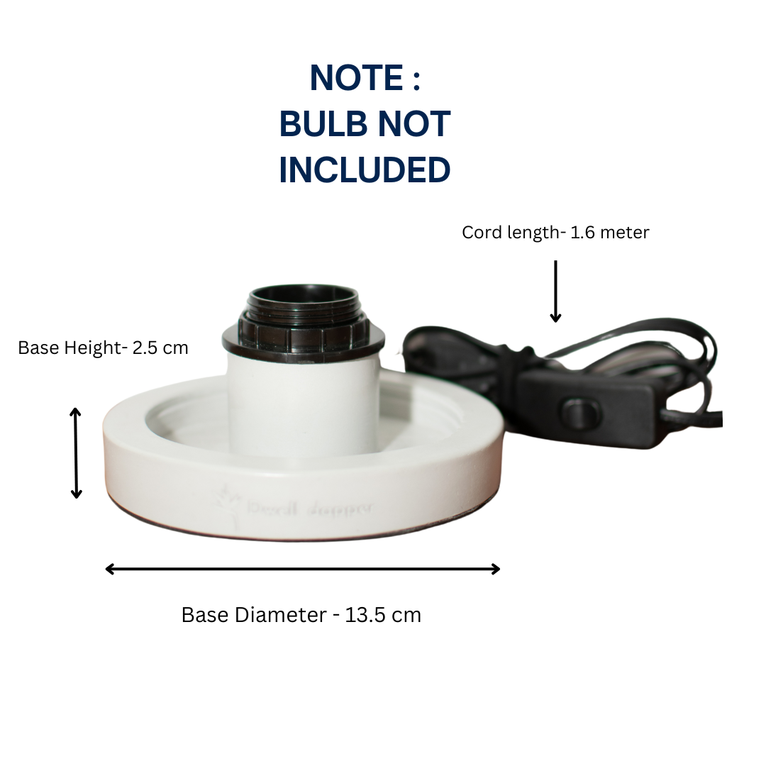 Nyra Concrete base Table lamp