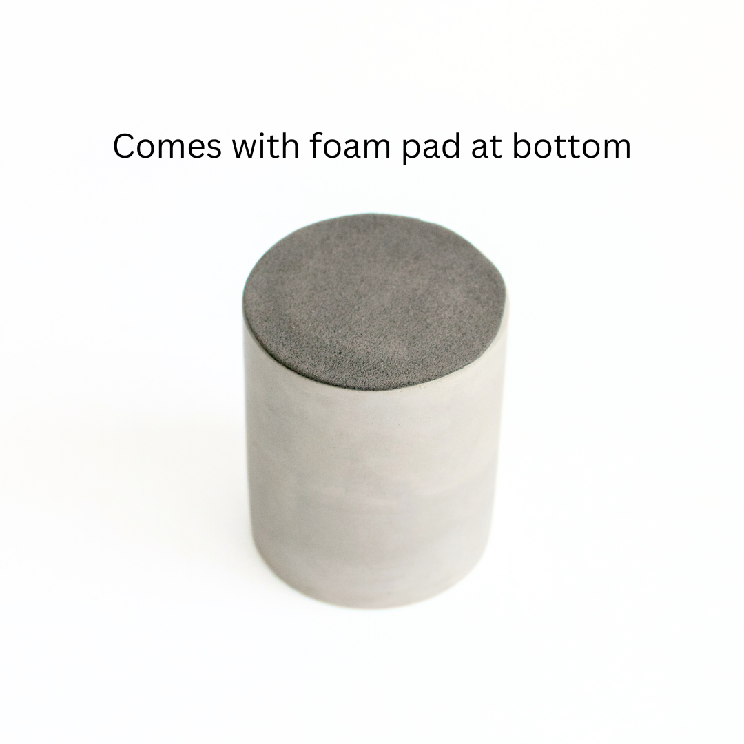 Cylindrical toothbrush holder (Grey)