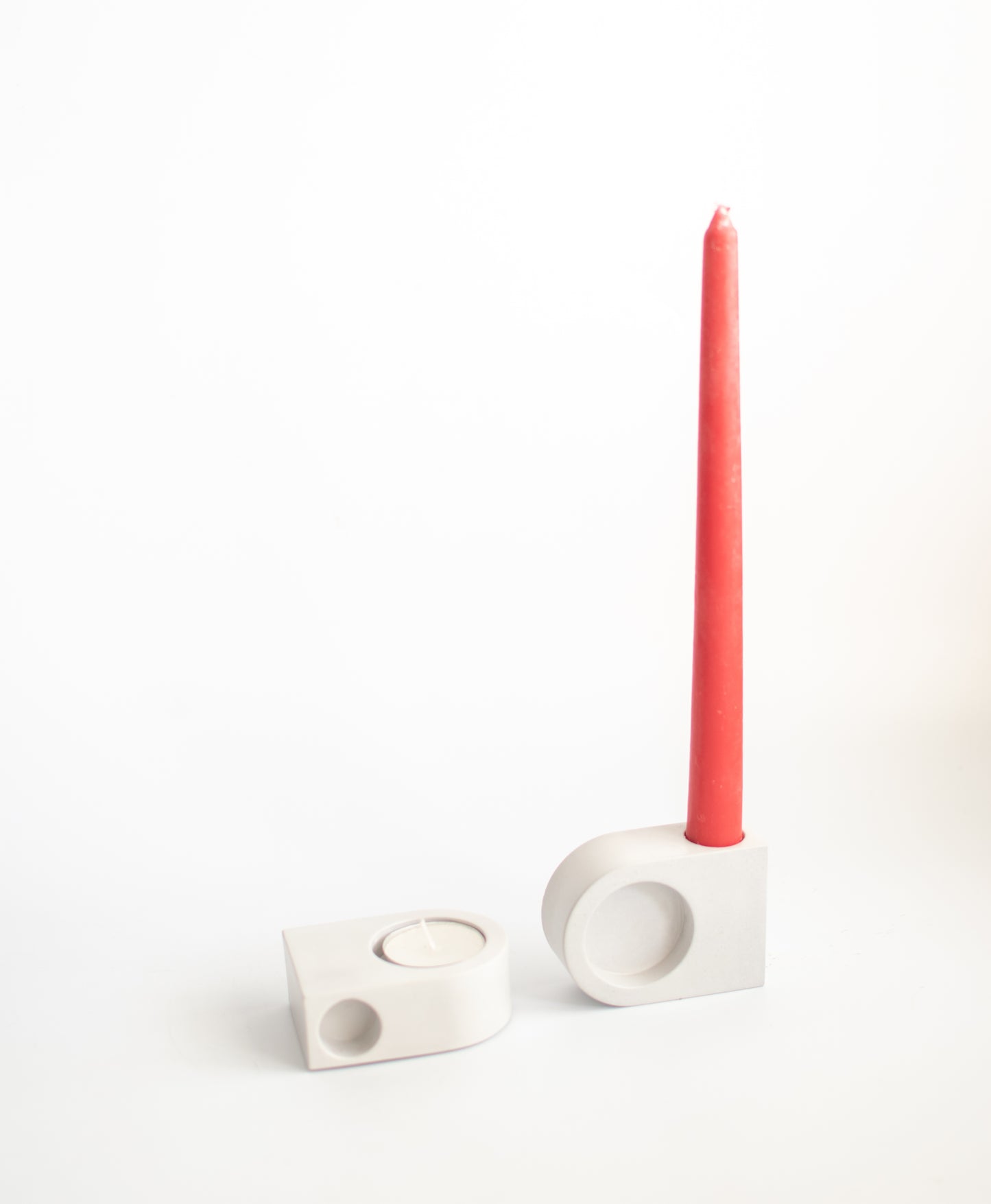 2-in-one Tealight Candle Holder made of concrete